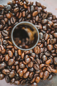 Close-up of coffee beans