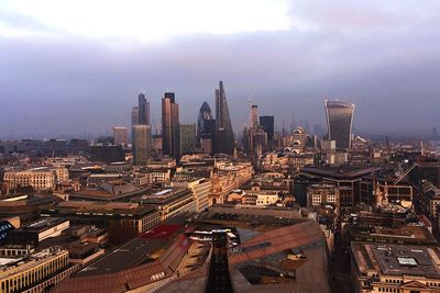 Aerial view of city