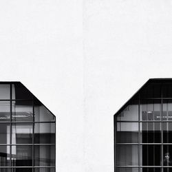 Modern building against clear sky