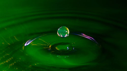 Full frame shot of bubbles in water