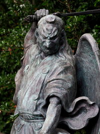 Close-up of statue