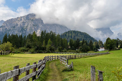 Scenic view of landscape against sky