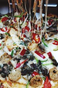 Close-up of pizza