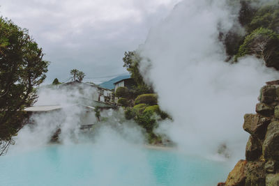 Hot springs of beppu, japan