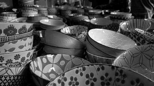 Close-up of food on table at market stall