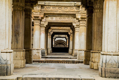 Entrance of historic building