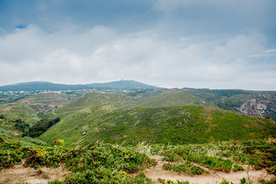 Scenic view of landscape against sky