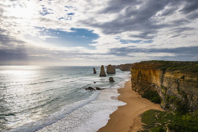 Scenic view of the australian coast at the twelve apostles