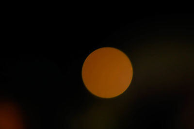 Scenic view of moon against sky at night