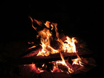 Bonfire at night