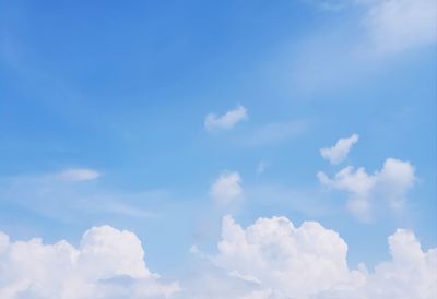 Low angle view of clouds in sky