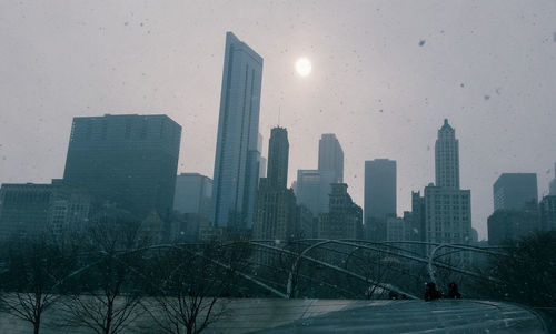 Modern buildings in city