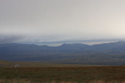 Scenic view of landscape against sky