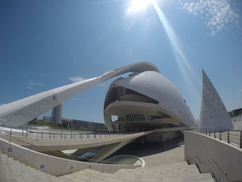 Modern building against sky