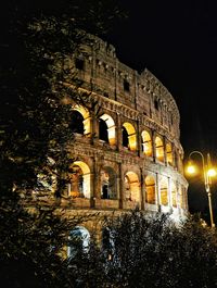 Low angle view of historical building