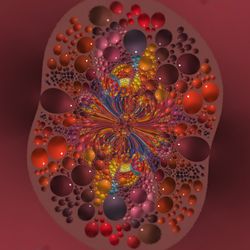 Directly above shot of multi colored candies on table