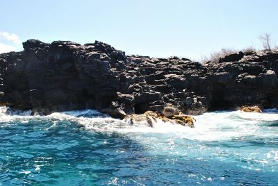 Scenic view of calm sea