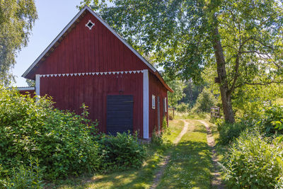 House on field