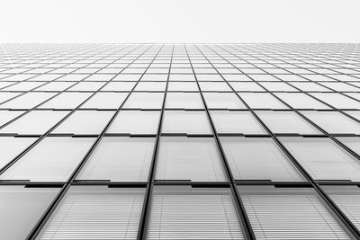 Low angle view of modern building against sky