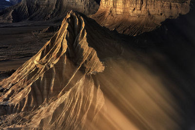 Bardenas reales. desierto de bardenas reales, desert of bardenas reales navarra spain this particular rock formation