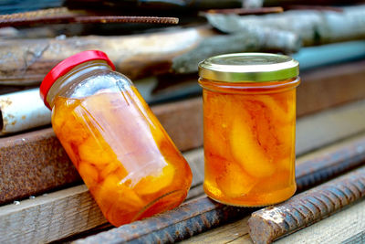 Close-up of pickled