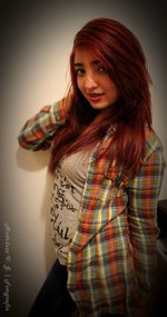 Portrait of young woman