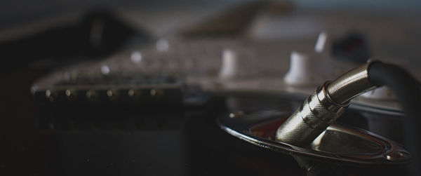 Close-up of guitar