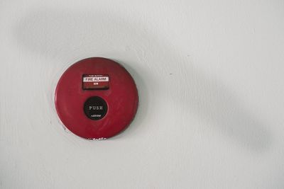 Close up of red light