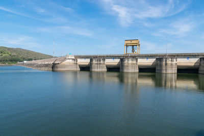 Dam store water for agriculture.