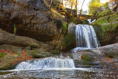 Waterfall in forest