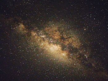 Low angle view of star field at night