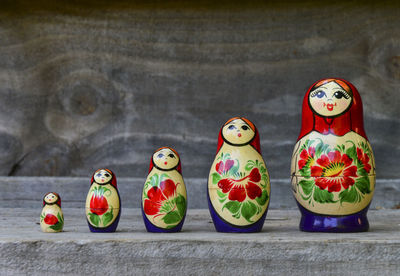 Close-up of souvenir on table