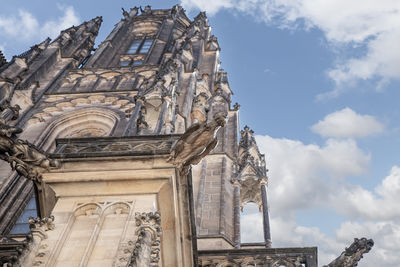 Low angle view of historic building against sky