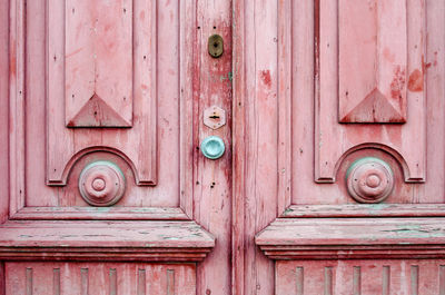 Full frame shot of closed door