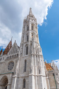 Low angle view of cathedral against sky