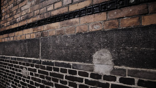 Close-up of brick wall