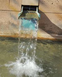 Close-up of water splashing