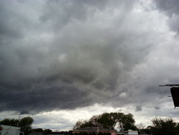 Low angle view of cloudy sky