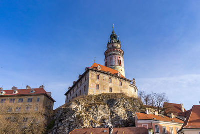 Cesky krumlov castle against sky