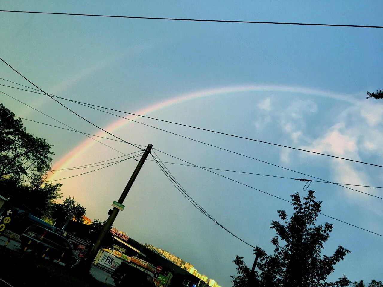 LOW ANGLE VIEW OF POWER LINE AGAINST SKY