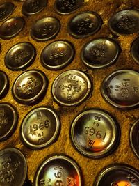 Full frame shot of computer keyboard