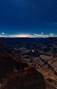 Aerial view of landscape against cloudy sky