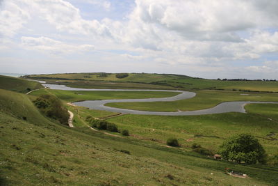 Meandering river