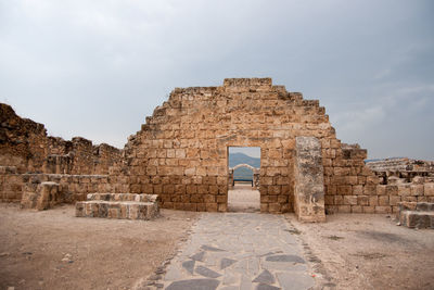 Old ruins against sky