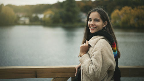 Portrait of a smiling young woman