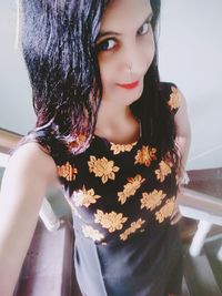 Portrait of a beautiful young woman