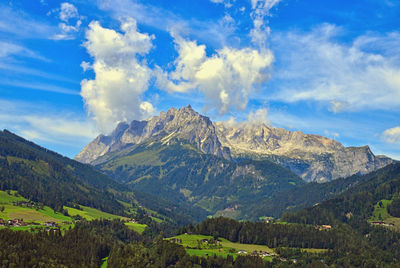 Panoramic view of landscape against sky