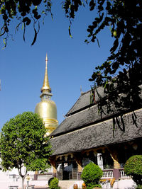 Low angle view of a temple