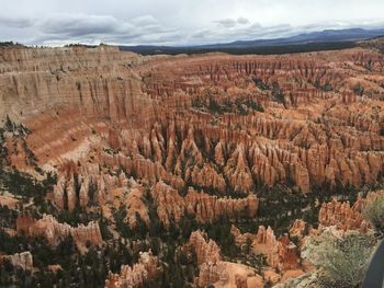 View of rock formations