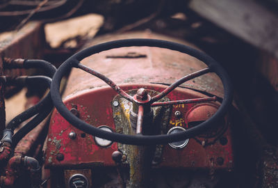 Close-up of rusty metal